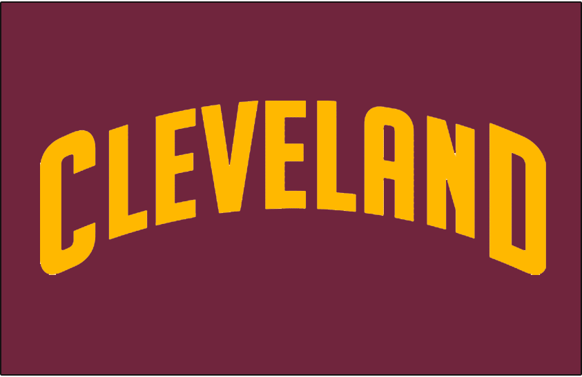 Cleveland Cavaliers 2010-2017 Jersey Logo fabric transfer version 2